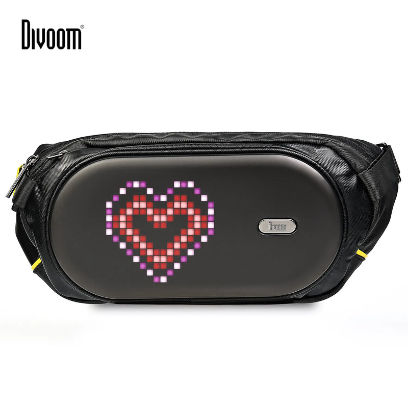 Afralia™ Pixel Art Fashion Speaker Bag Waterproof Sport Bag