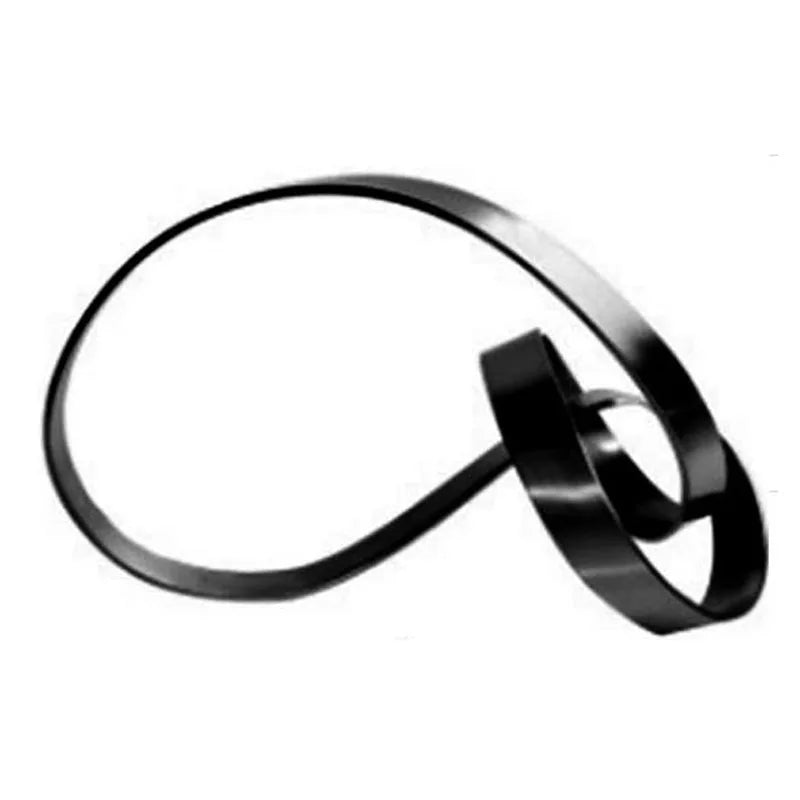 Afralia™ Abstract Knot Golden Tape Metal Sculpture Figurine for Room Decoration