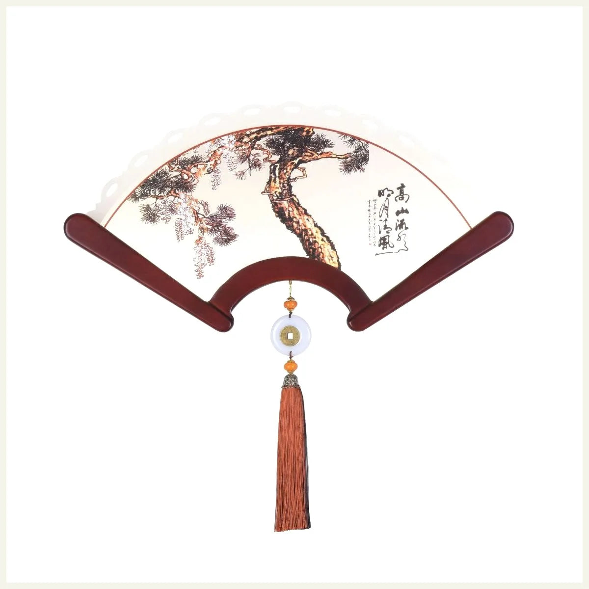 Afralia™ Fan-shaped Wood LED Wall Lamp for Bedroom & Living Room