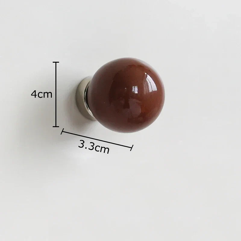 Afralia™ Ceramic Circular Wall Hooks – Magnetic Storage Holder & Decorative Rack