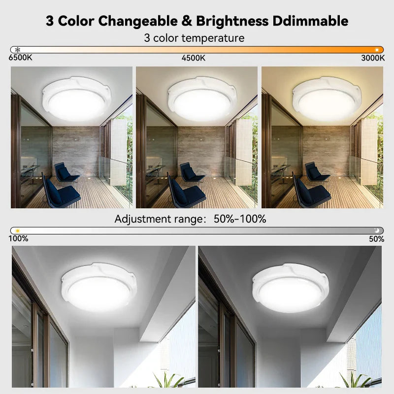 Afralia™ Solar LED Ceiling & House Lamp, Indoor & Outdoor Waterproof Light