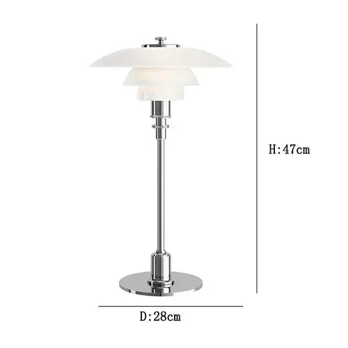 Afralia™ LED Glass Desk Lamp for Living Room Bedroom