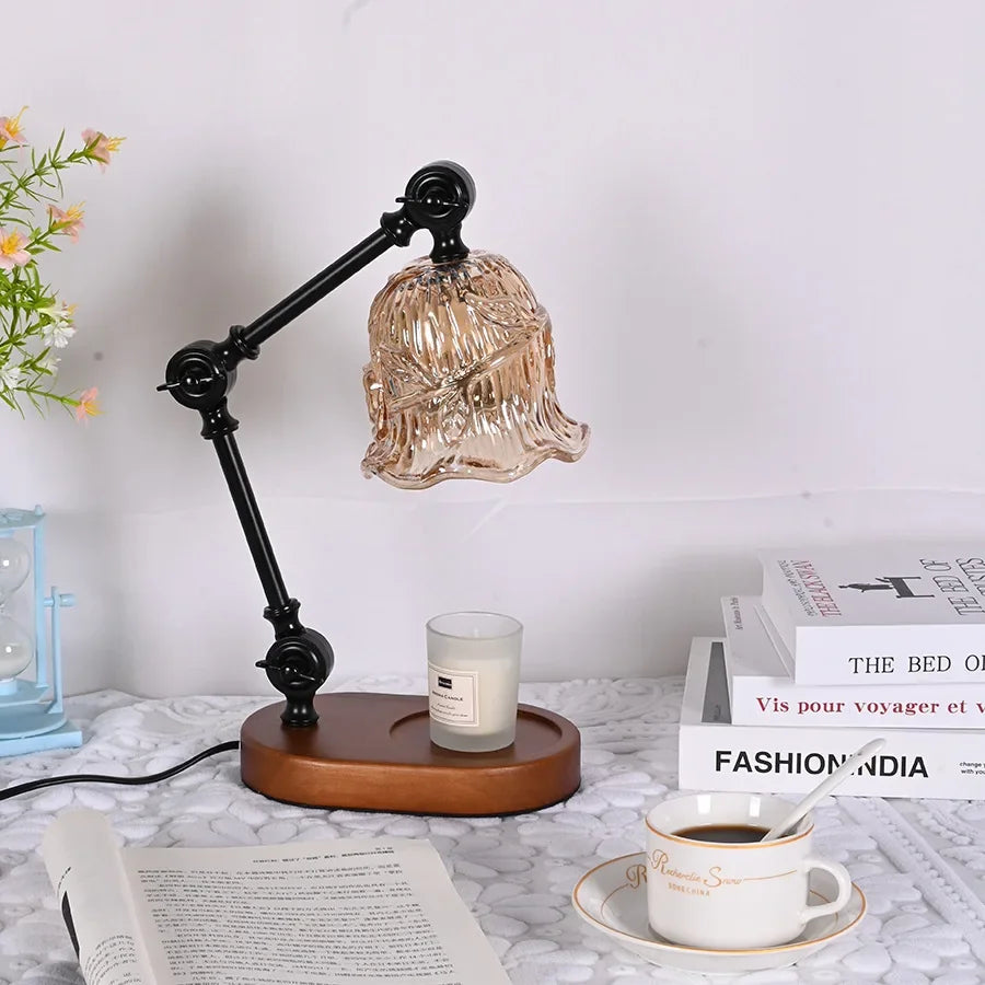 Afralia™ Aromatherapy Wax Melting Lamp: Multi-functional Atmosphere Candle Lamp