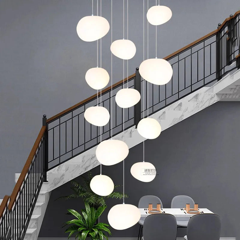 Afralia™ Nordic Dining Room Pendant Light Chandelier for Indoor Living Room Decor