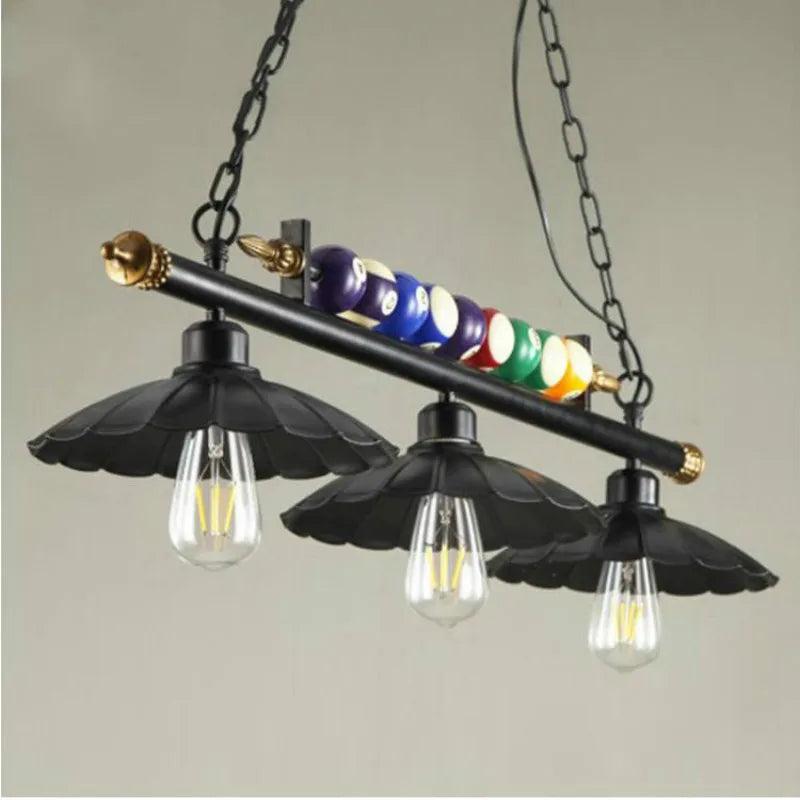 Afralia™ Nordic Billiard Table Pendant Lamp Retro Industrial Lights for Home, Restaurant, Bar, Cafe