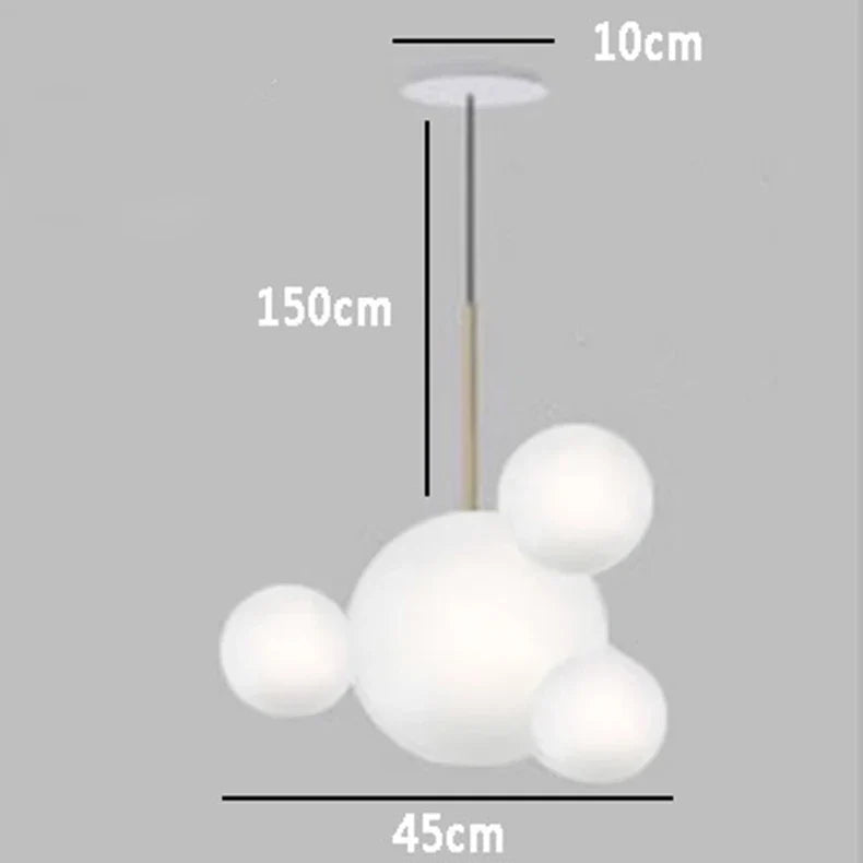 Nordic Home Decoration Stair Chandelier Living Dining Room Pendant Ceiling Light Indoor Lighting Afralia™