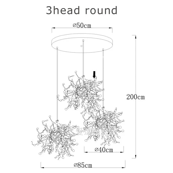 Afralia™ Chrome Leaf LED Chandelier for Elegant Indoor Lighting