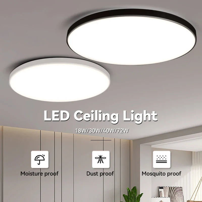 Afralia™ LED Ceiling Light Bathroom Chandelier Panel Fixture for Home Decor Lighting