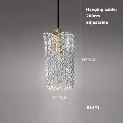 Afralia™ Art Deco LED Glass Ceiling Chandelier Pendant Light - Vintage American Style