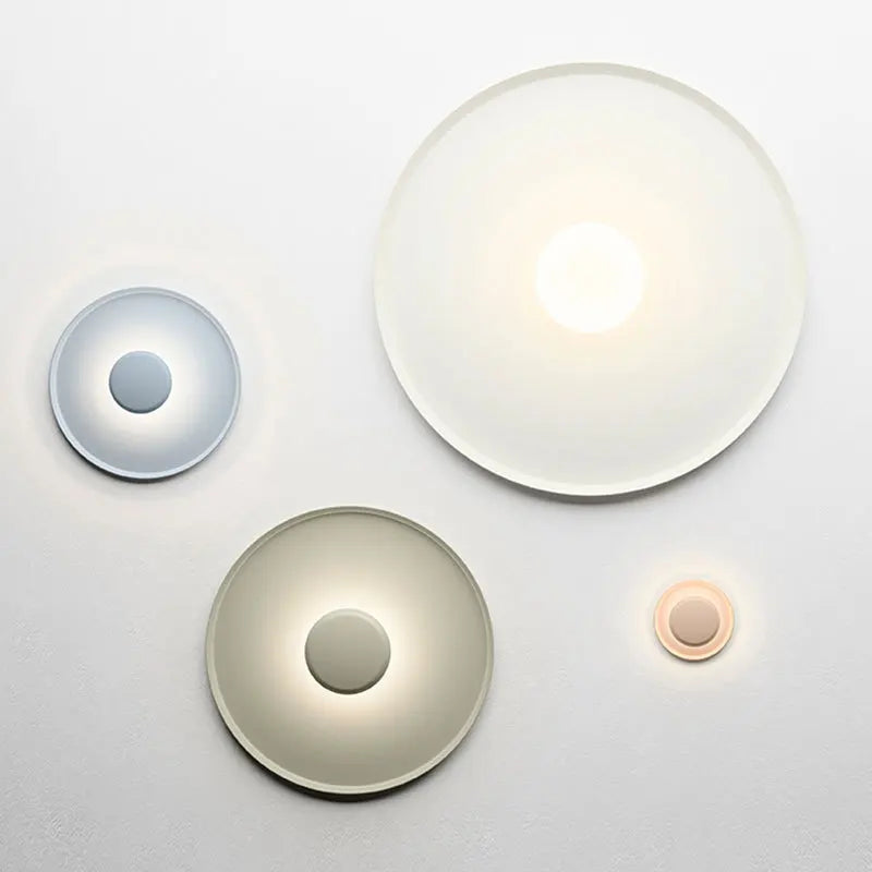 Afralia™ Round Light Wall Lamp: Modern, Simple, Bedroom, Living Room, Dining Room, Aisle Decoration