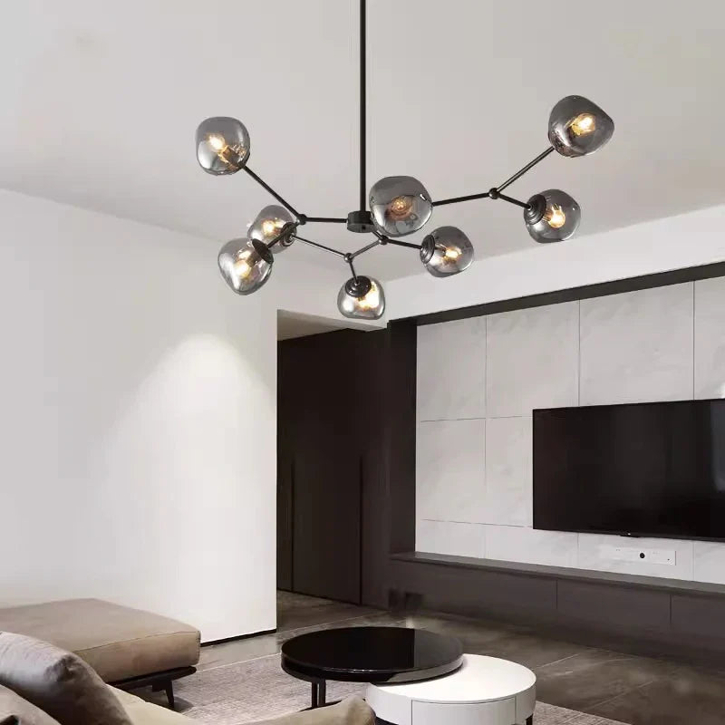 Afralia™ Modern LED Pendant Light Chandeliers for Living Room and Dining Room