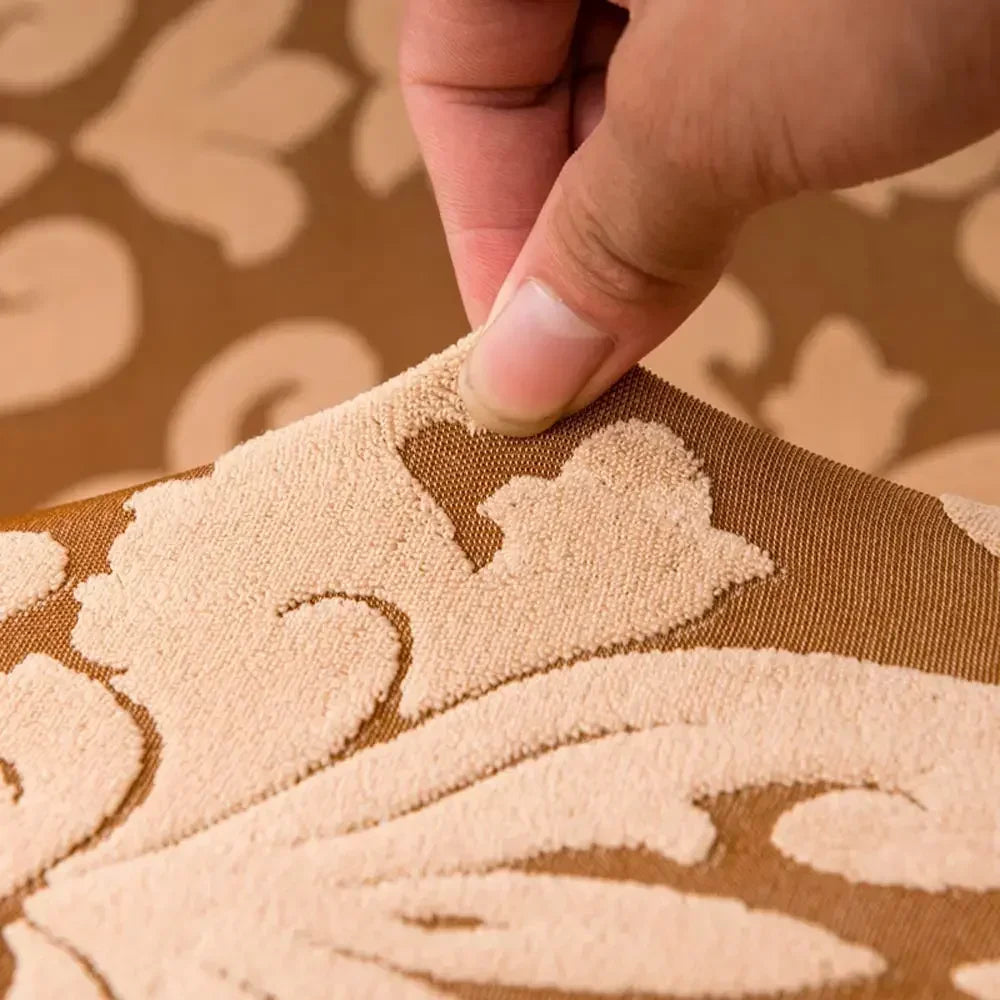 Afralia™ 3D Solid Embossed Thick Sofa Cover Slipcovers - Spandex Stretch Couch Case