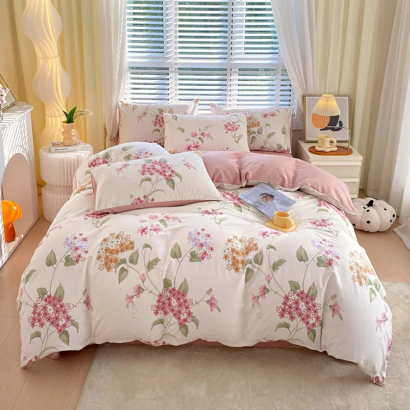 Afralia™ Cotton Single Duvet Cover - Skin Friendly Quilt Cover for Single King Bed