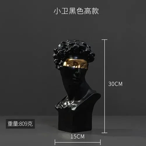 Afralia™ Venus Bust Sculpture Art Figurine for Home Decor