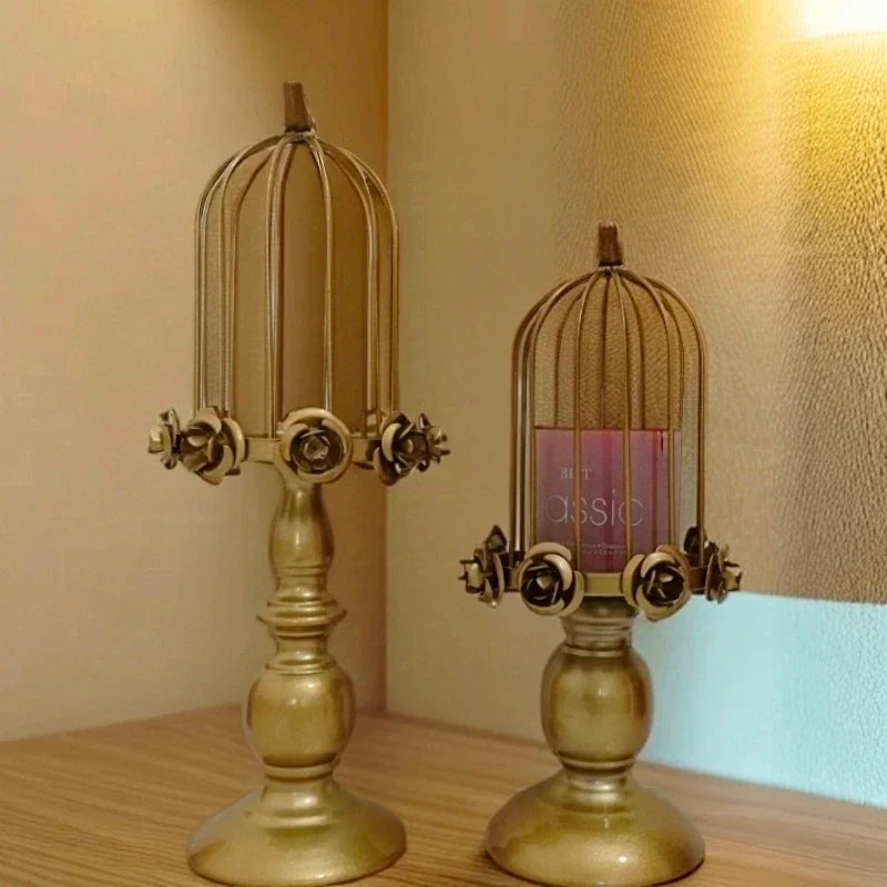 Afralia™ Birdcage Style Ornament for Wedding & Home Décor Table Centerpieces