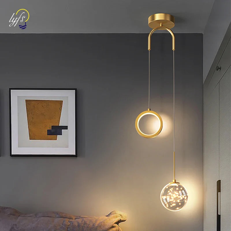 Afralia™ Modern LED Pendant Lights: Stylish Indoor Lighting for Home Living Room Kitchen Bedroom