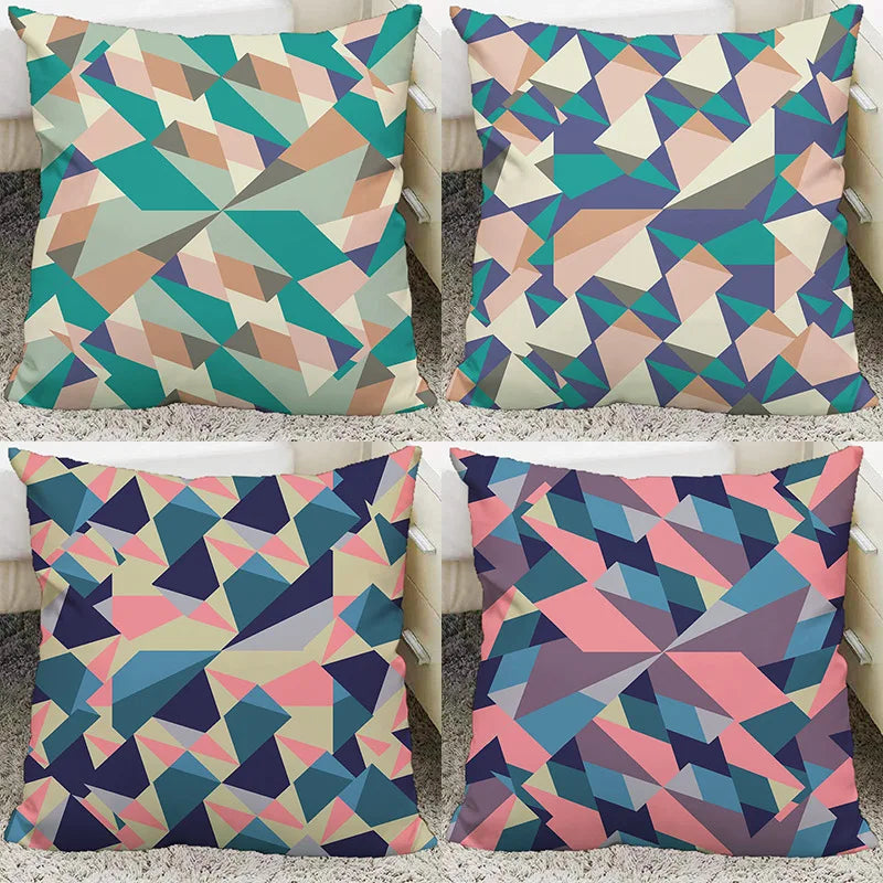 Afralia™ Nordic Grid Plush Pillow: Portable & Bounce Back for Home, Office, Car, & More