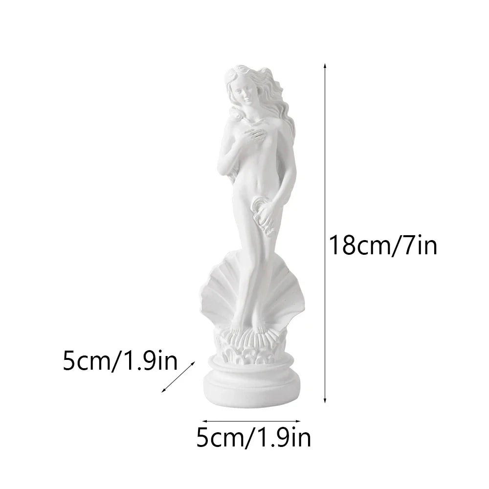 Afralia™ 18cm Aphrodite Sculpture: Greek Goddess Statue for Home & Office Decor