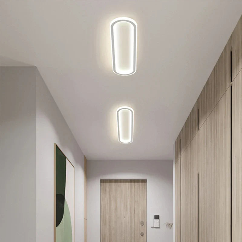 Afralia™ LED Strip Ceiling Lights for Bedroom Hallway Living Room Decor