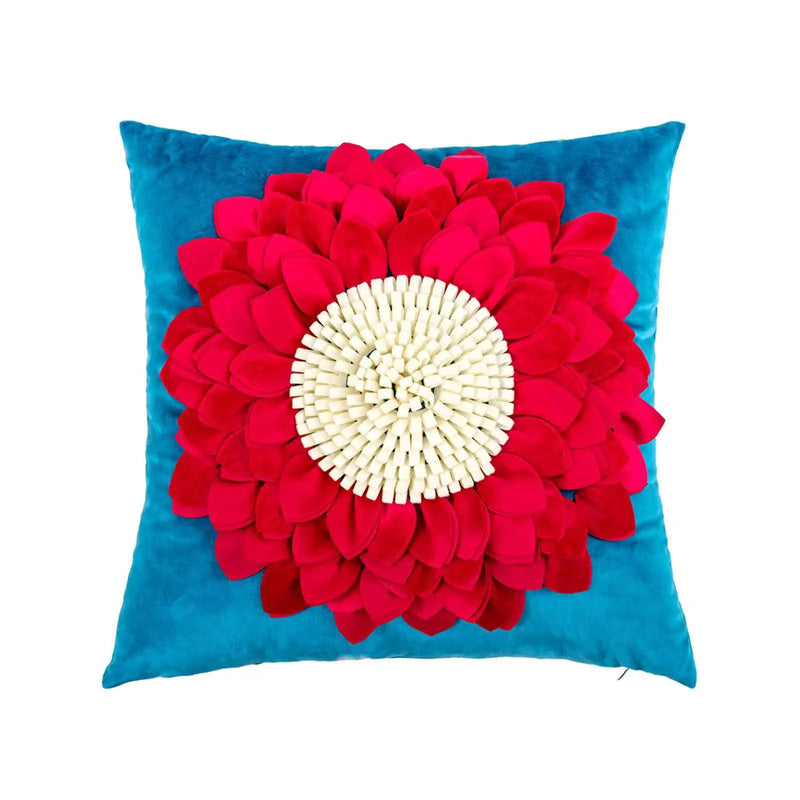 Sunflower Cushion Cover Velvet 3D Floral 45x45cm for Sofa Bed Home Decor Afralia™