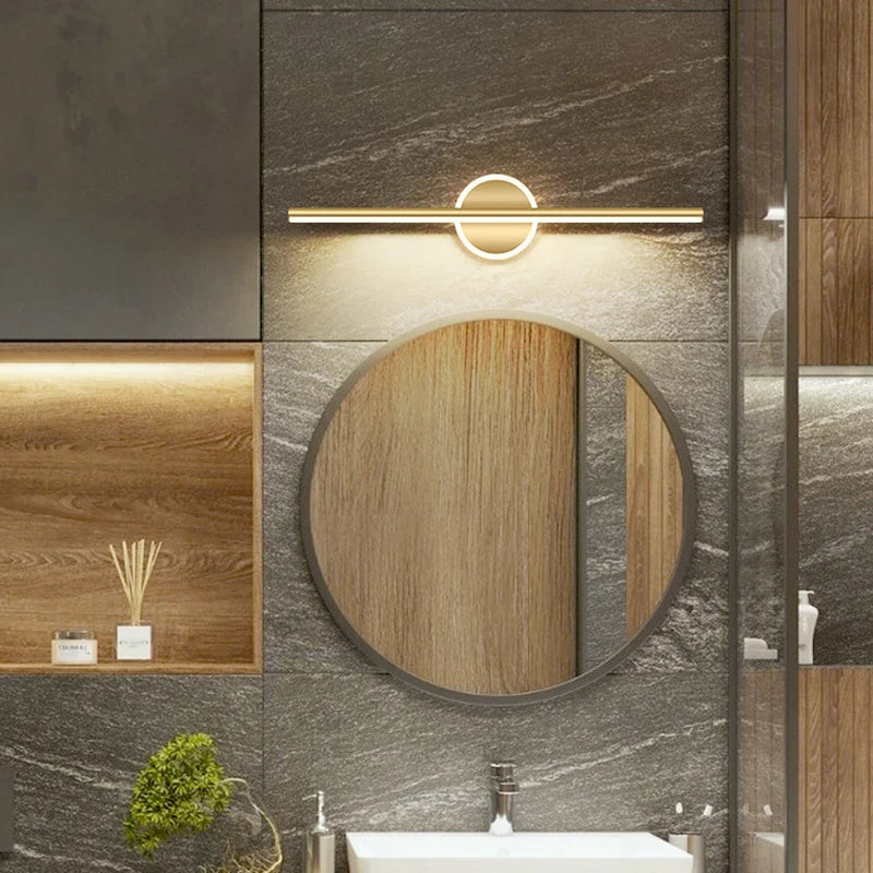 Afralia™ LED Mirror Light Wall Lamp: Modern Nordic Hotel Bathroom Luxury Indoor Lighting