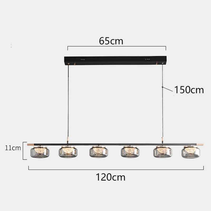 Afralia™ Nordic Dining Room Pendant Light Chandelier for Indoor Living Room