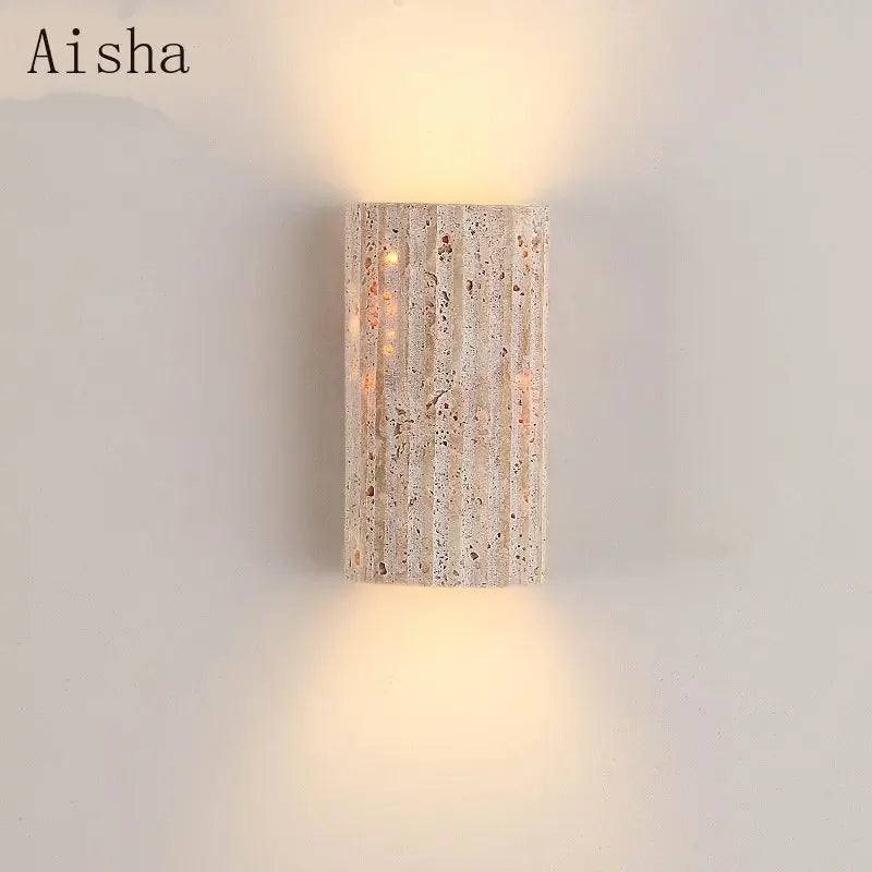 Afralia™ Outdoor Cave Stone Wall Lamp Waterproof Sconces for Courtyard Staircase and Balcony