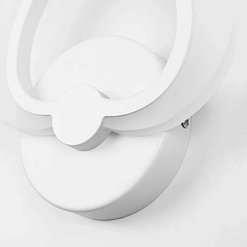 Afralia™ Acrylic LED Wall Light Modern Creative Background Sconce for Home Living Room Bedroom
