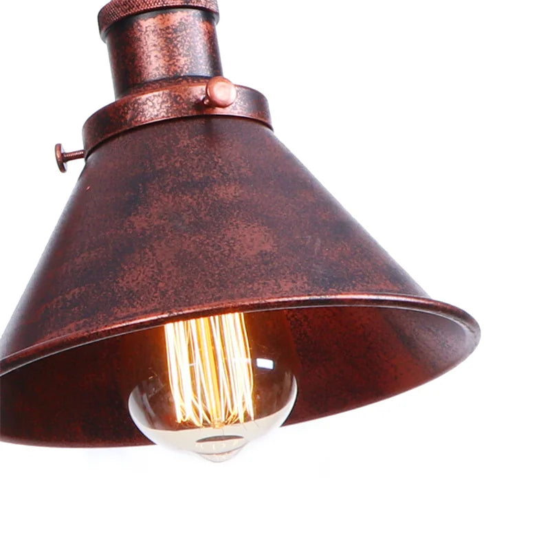 Afralia™ Rustic LED Wall Lights 2 Heads Adjustable Lamparas for Kitchen Restaurant Mirror