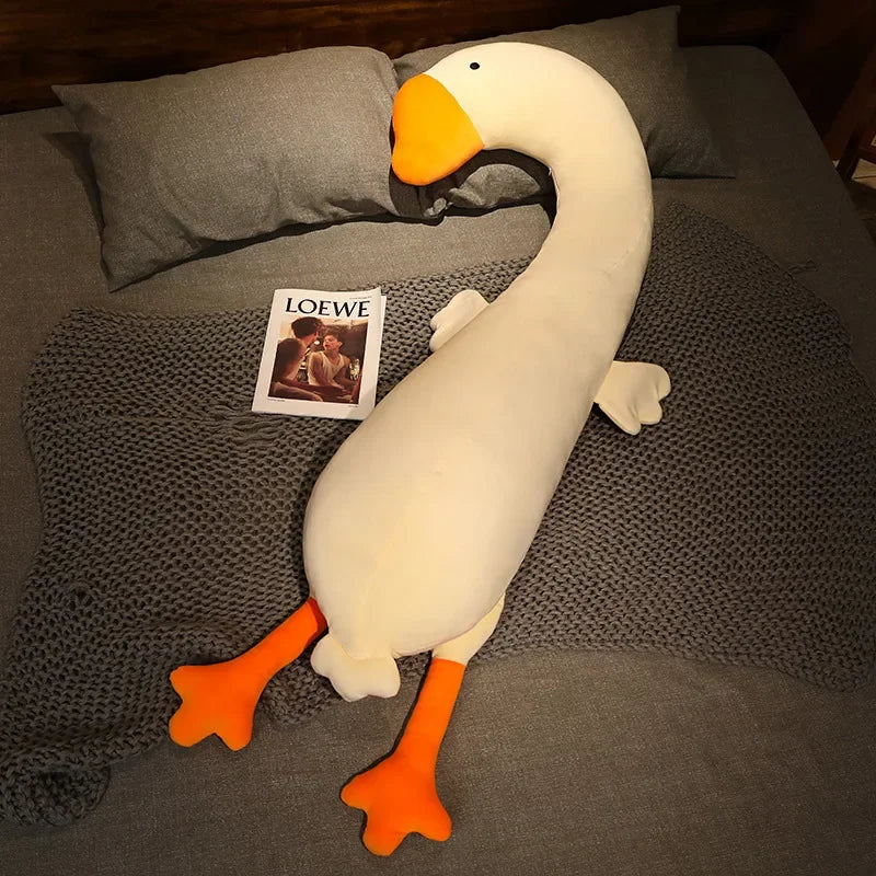 Afralia™ Cartoon Animal Side Sleeping Body Pillow - Soft, Fluffy, Lovely Throw Pillow