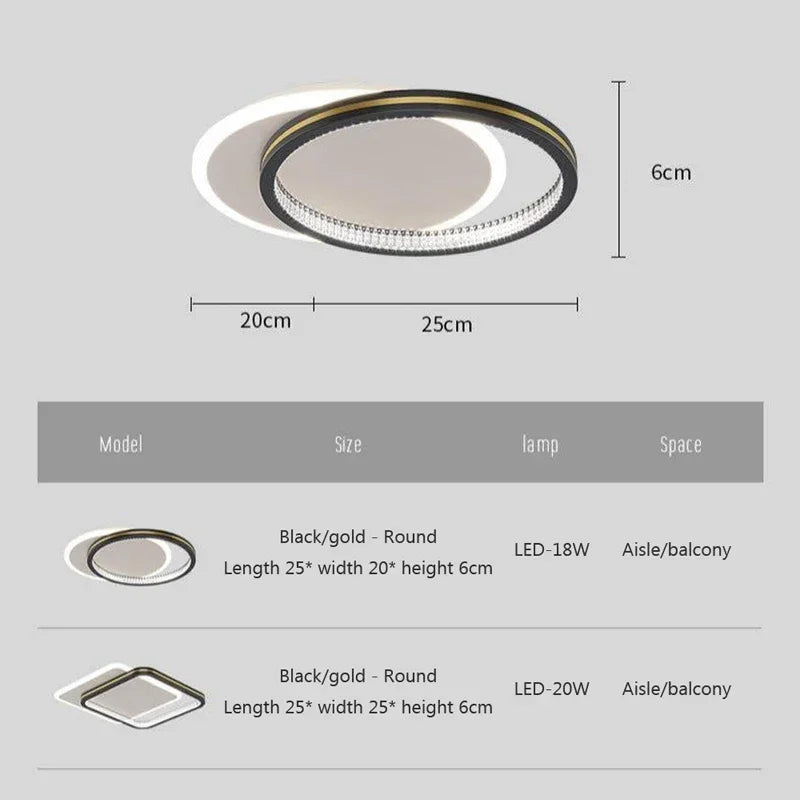 Afralia™ Luxury LED Ceiling Lamp for Elegant Living Spaces