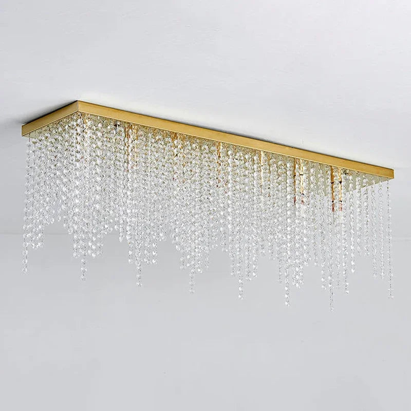 Afralia™ Bar Crystal Chandelier | Modern Dining Room Light Fixtures