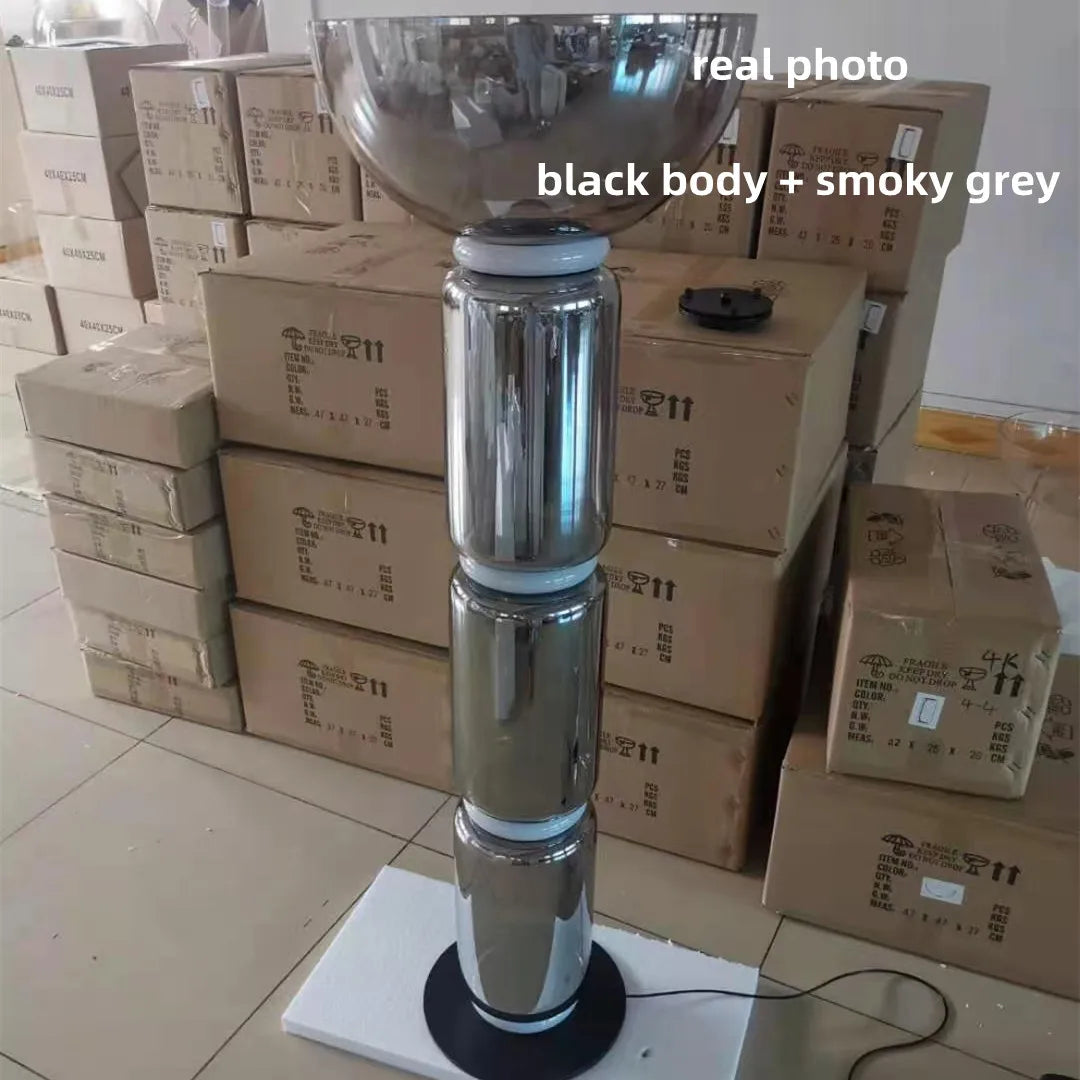 Afralia™ Glass Shade LED Floor Lamp - Modern Nordic Minimalist Design for Home Decor