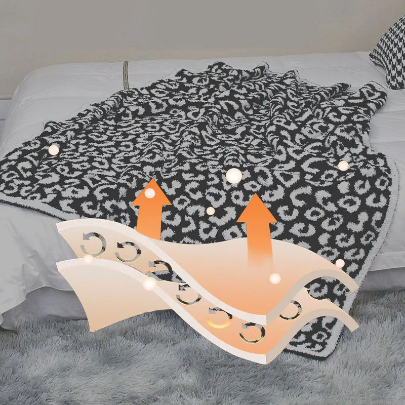 Afralia™ Cozy Flannel Velvet Blanket - Warm Winter Sofa Cover for Home & Office