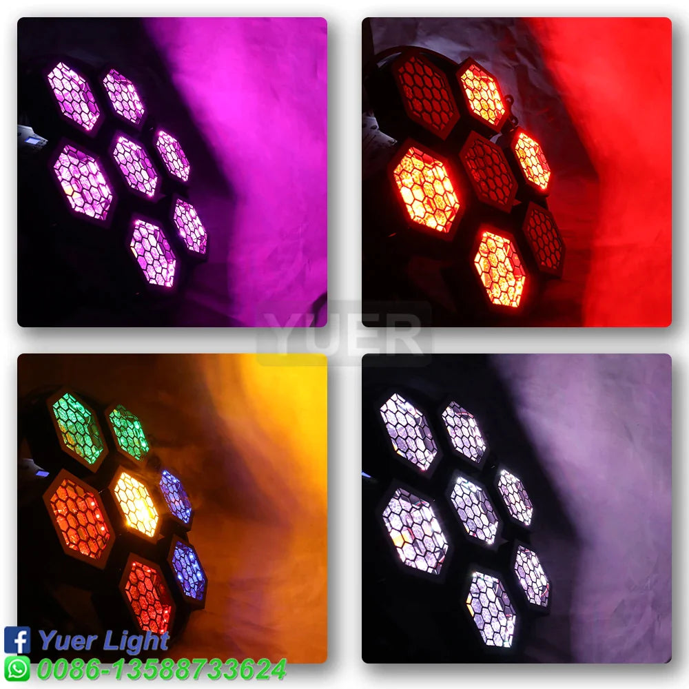 Afralia™ RGB Strobe Wash Sound-Activated Club Light DJ Stage Effect Lighting