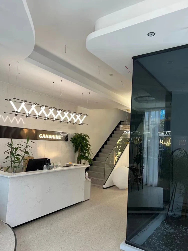 Afralia™ LED Chandelier: Modern Nordic Industrial Pendant Light for Dining Room and Bar