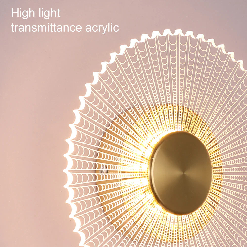 Afralia™ Modern LED Wall Lamps for Bedroom Living Room Background Lighting