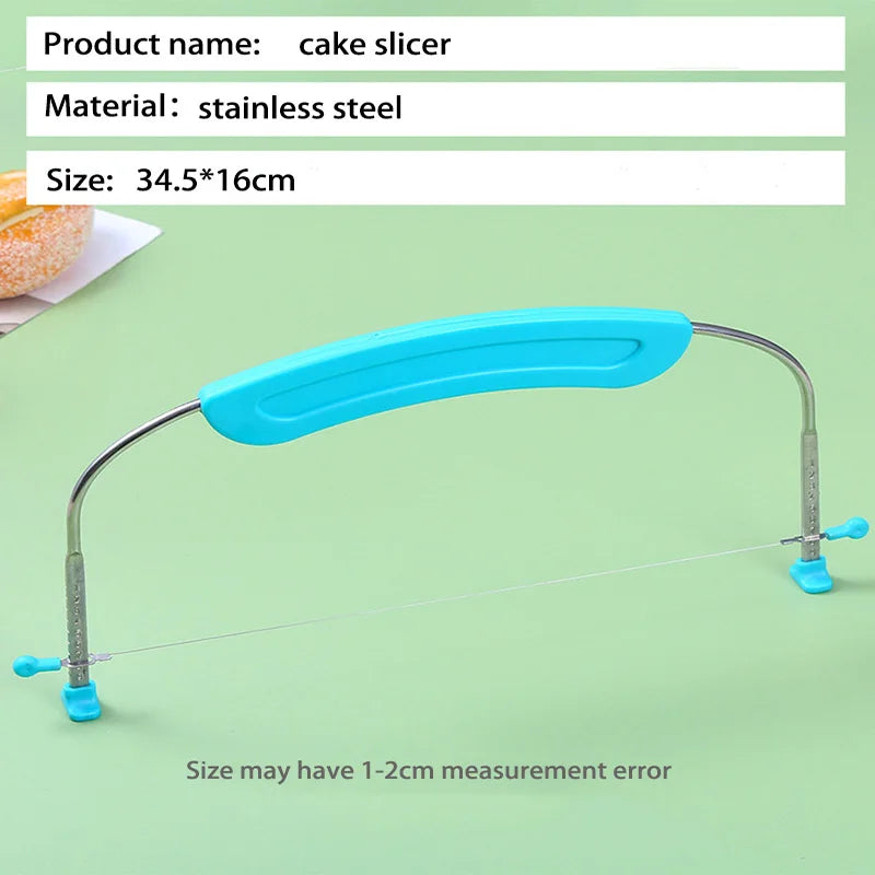 Afralia™ Cake Slicer Dough Divider Baking Tool Stainless Steel Pastry Cutter