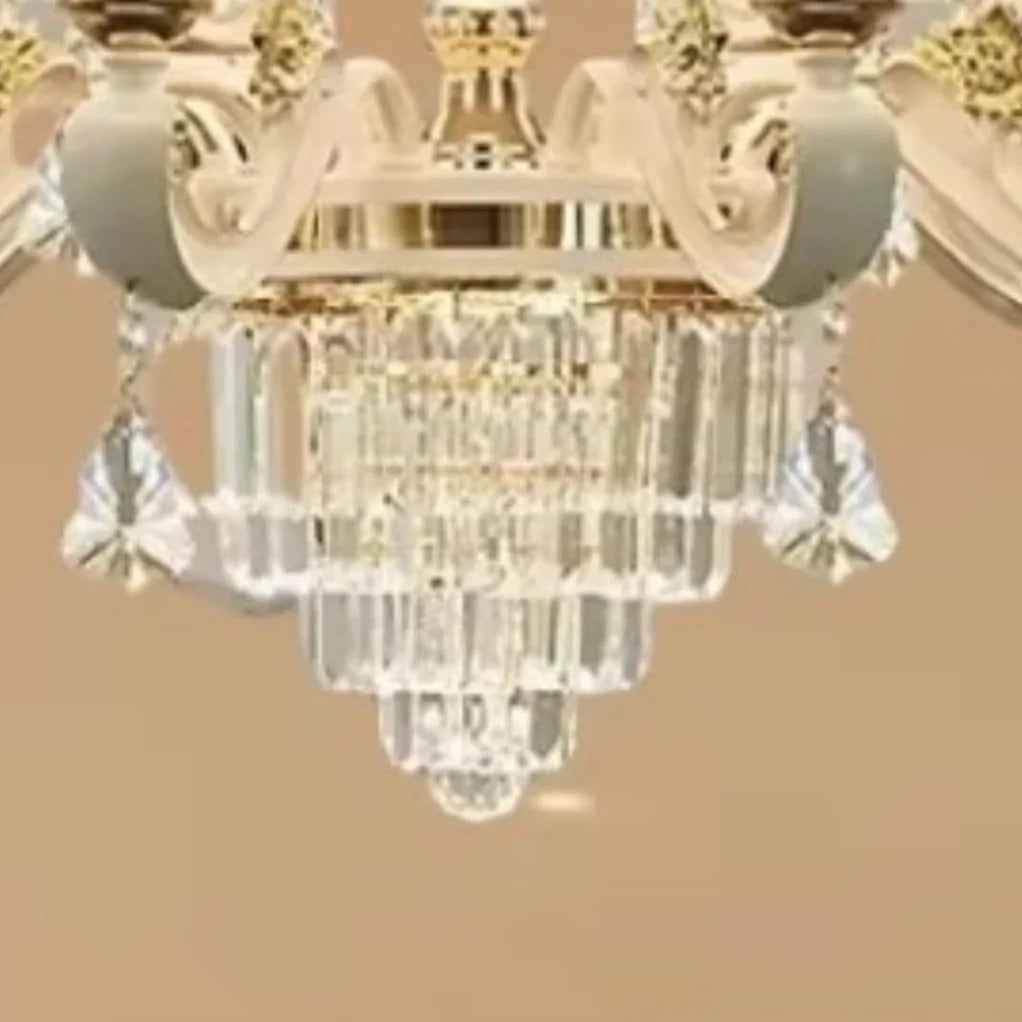 Afralia™ Elegant Crystal Chandeliers: LED Lights for Luxury Home Decor in Hotel Villa Lobby