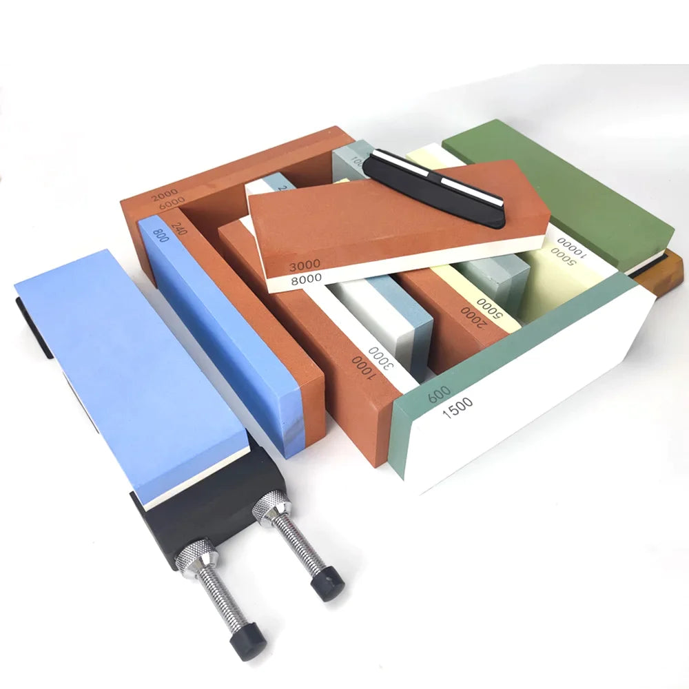 Afralia™ Knife Sharpener Whetstone | Kitchen Blade Sharpening Stone | Slijpsteen Afilador