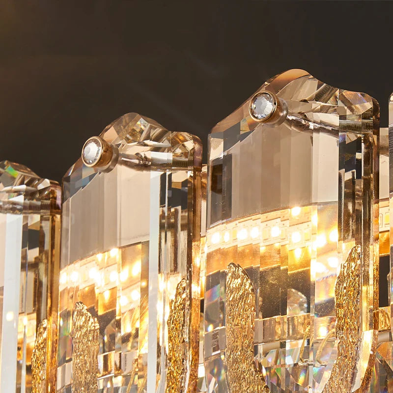 Afralia™ Crystal Luxury Chandelier for Living Room, Bedroom, Dining Room - Elegant European Style Lighting