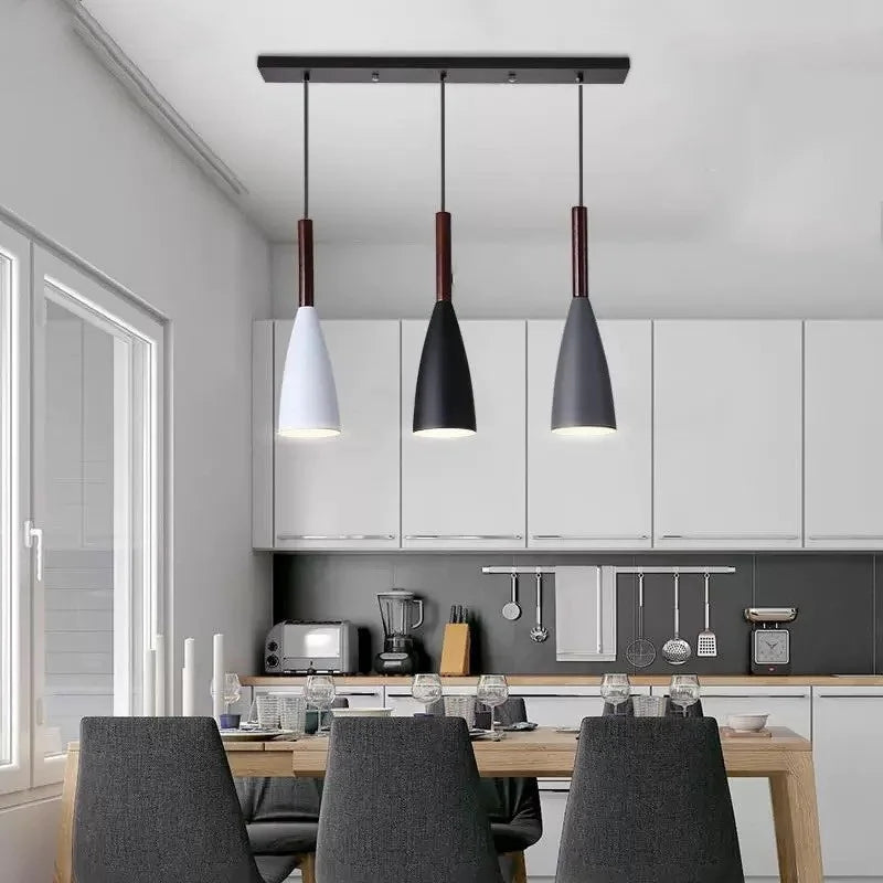 Afralia™ Minimalist Pendant Light Modern Hanging Lamp Dining Kitchen Island Fixture Dining Room