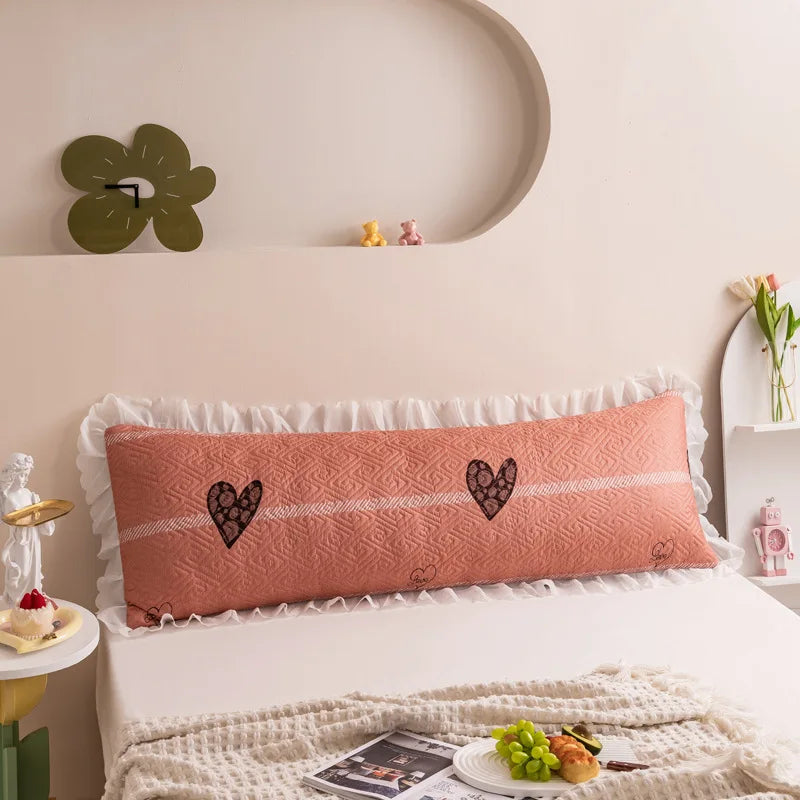 Afralia™ Waterproof Ins Fashion Thicken Quilted Long Body Pillow Cover Bedding
