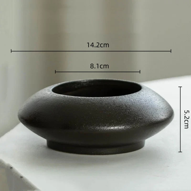 Afralia™ Pebble Flowerpot Geometry Plant Vase Succulent Basin – Balcony Decor Plant Accessories