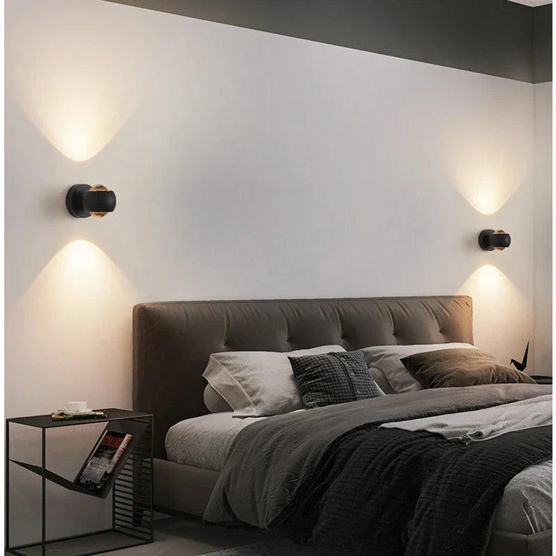 Afralia™ Nordic LED Wall Light for Modern Indoor Room Decor in Bedroom & Living Room