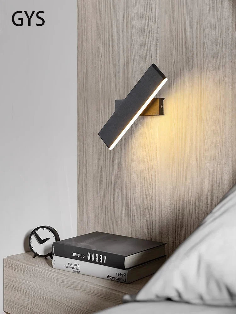 Afralia™ Rotatable LED Wall Lamp: Sleek Nordic Design for Bedroom, Living Room, Background Lighting