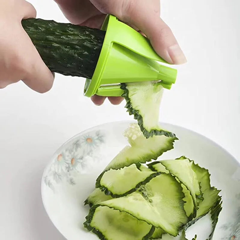 Afralia™ Spiralizer Slicer Twister - Handheld Kitchen Gadget for Vegetables, Fruits, and Pasta