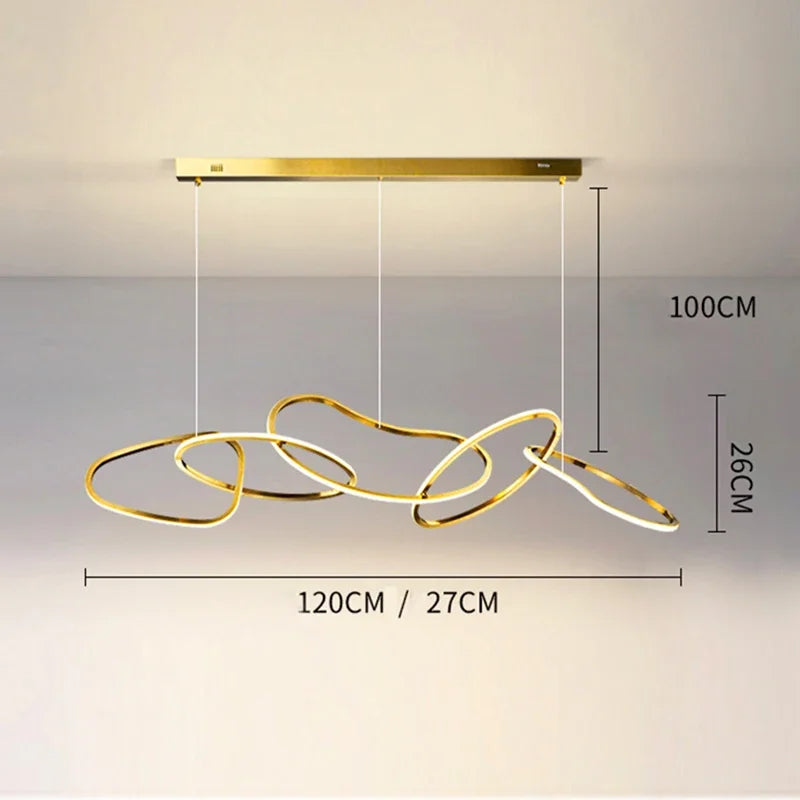 Afralia™ Modern Home Living Room Chandelier Pendant Ceiling Lamps Dining Indoor Lighting