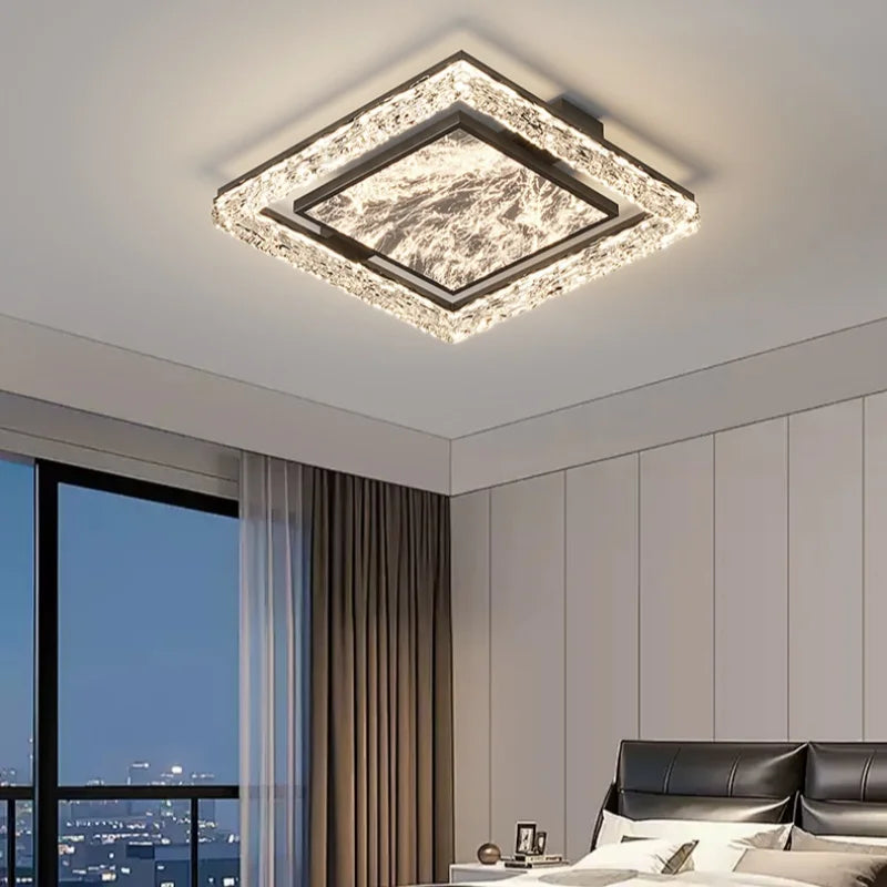 Afralia™ Luxury Modern Rectangular Ceiling Light - Italian Style