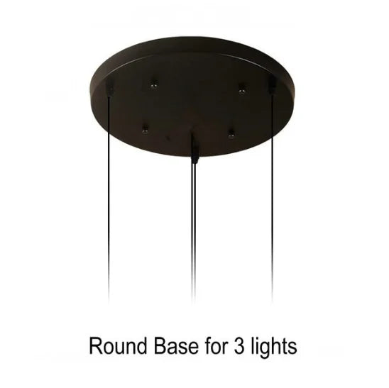 Afralia™ Glass Pendant Chandelier E27 Ceiling Light for Living Dining Kitchen Bedroom